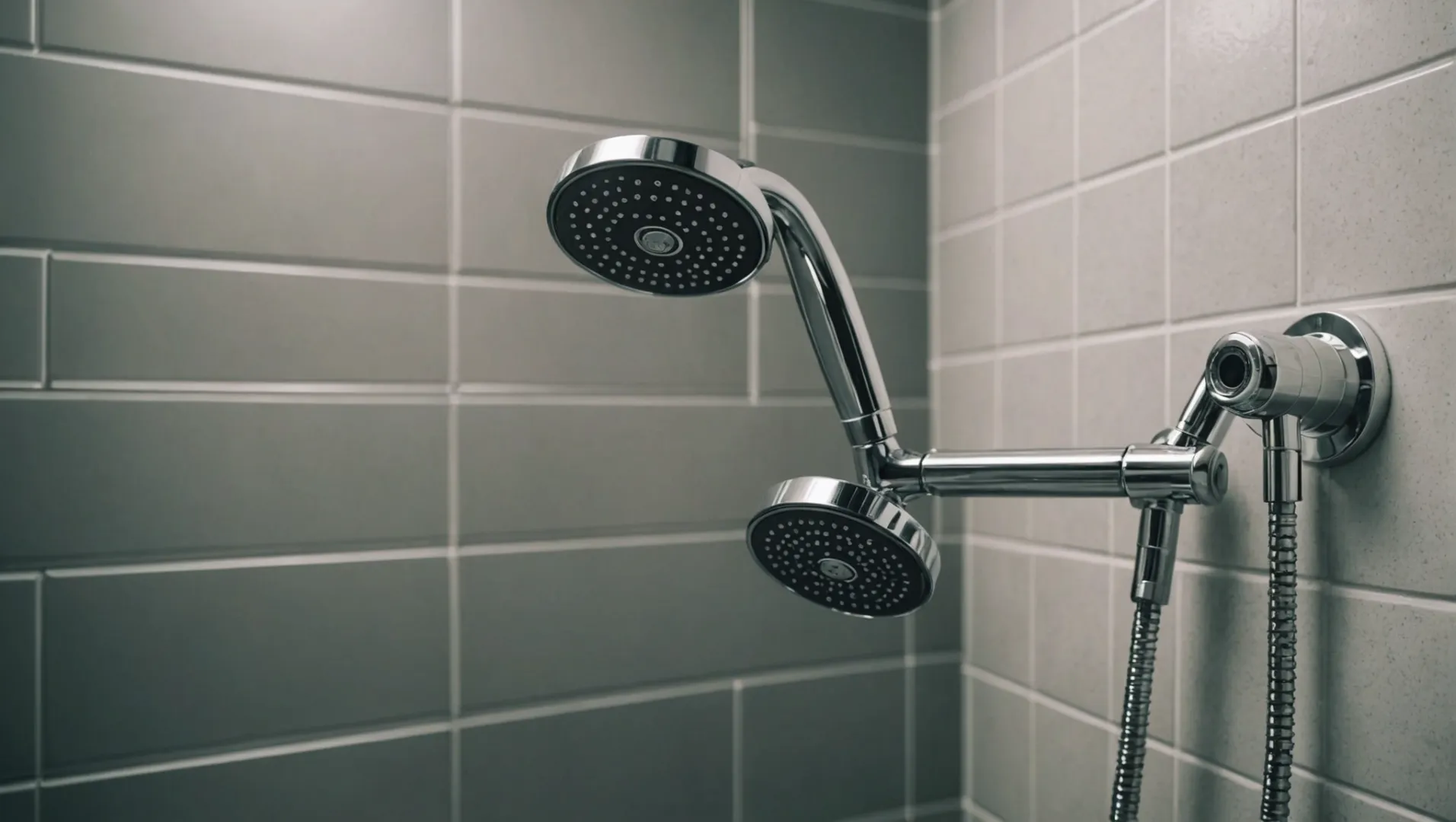 Plastic vs Metal Shower Heads side by side